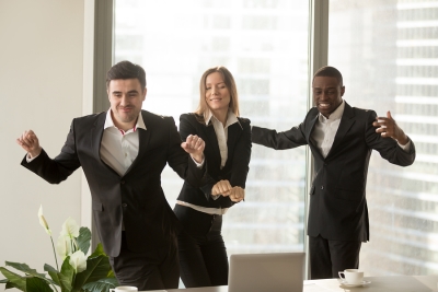corporate dancing
